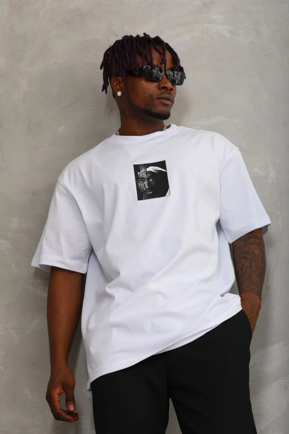 2 PAC PREMİUM BASKILI TİŞÖRT ERKEK